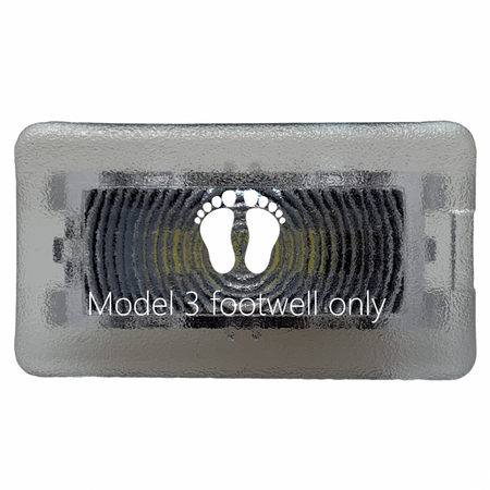 LED-lys Fotbrønn Tesla Model 3 & Y