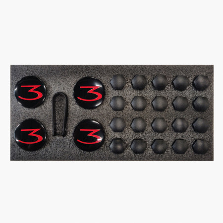 Aero Wheel Cap Kit Tesla Model 3 og Y