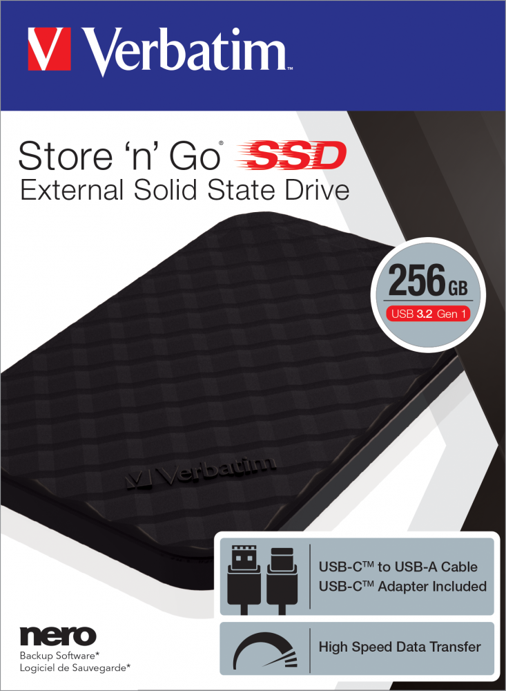 SSD Ekstern harddisk Dash-Cam Sentry-mode