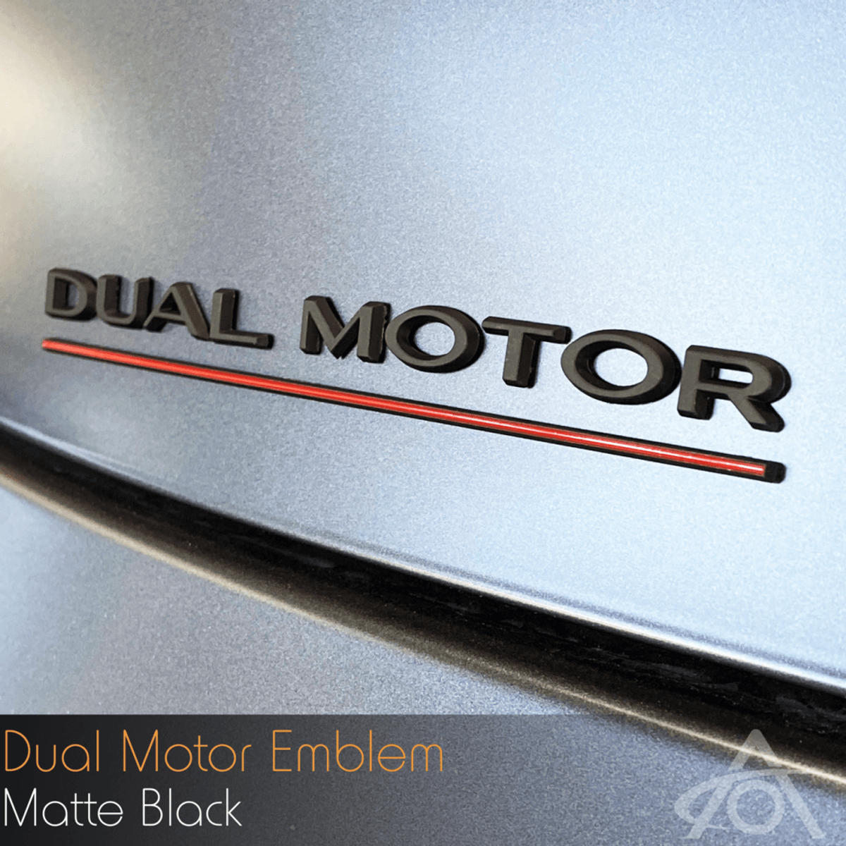 Dual Motor Emblem Tesla