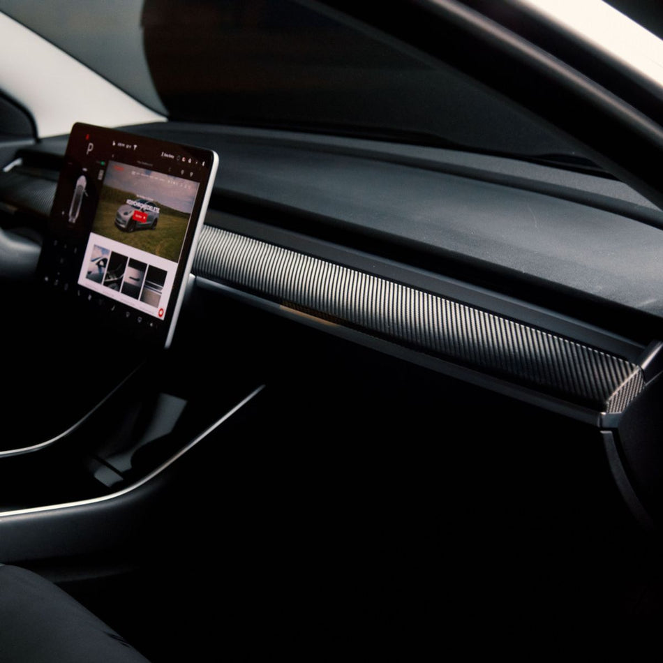 Tesbros Dashbord-folie Tesla Model 3 & Y