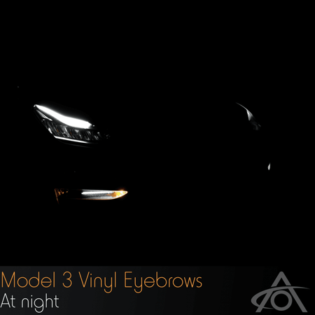 Eyebrows Tesla Model 3 & Y