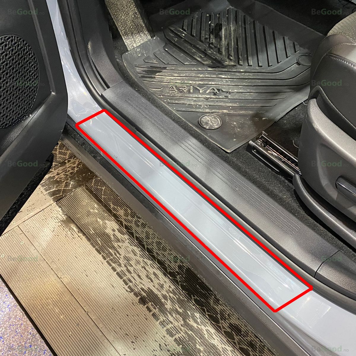 Nissan Ariya 2022-> Dørterskelbeskyttere 4 stk. Folie