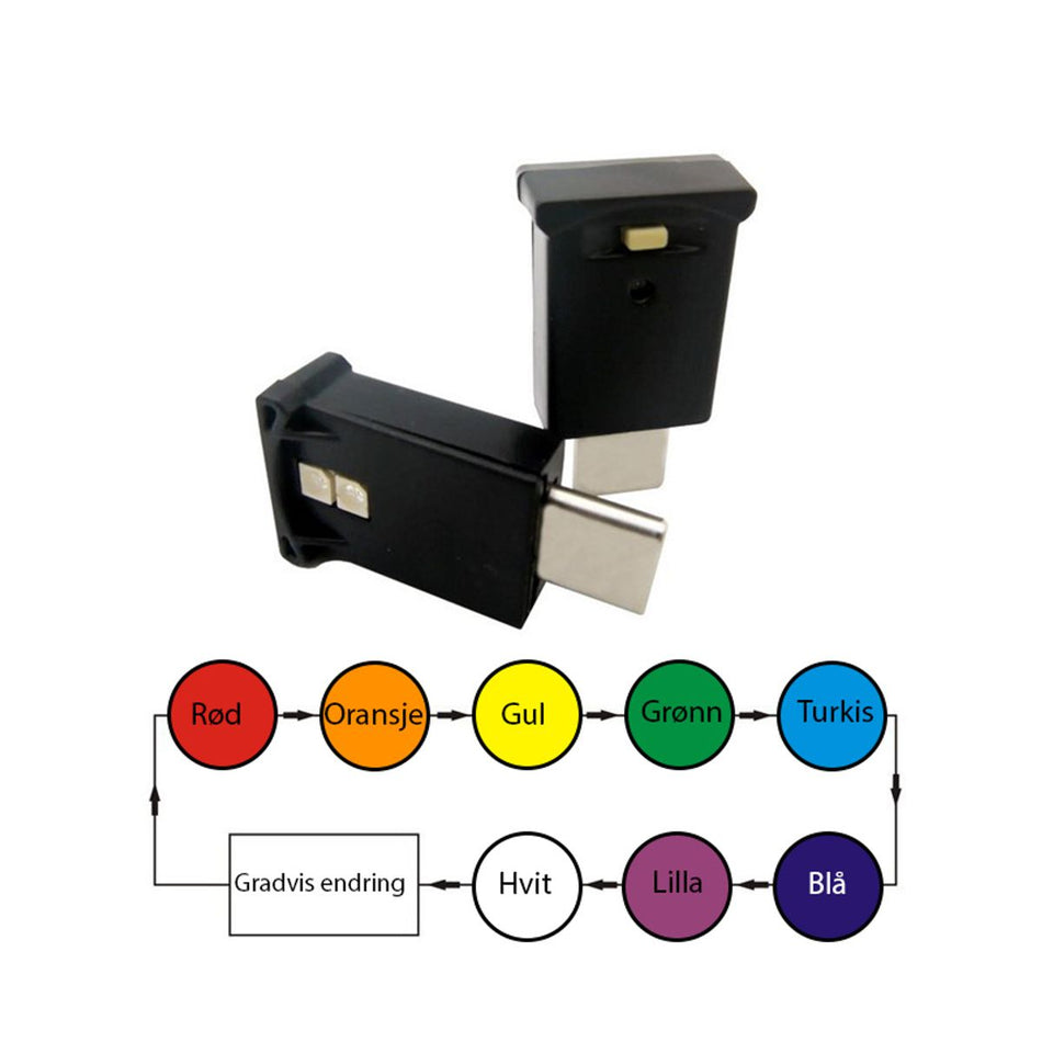USB-C Multi-color Stemningslys