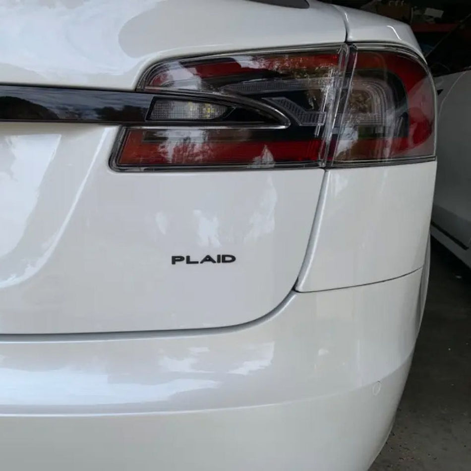 Tesla Plaid Emblem