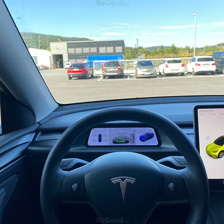 Dashbord med skjerm - Tesla Model 3 & Y