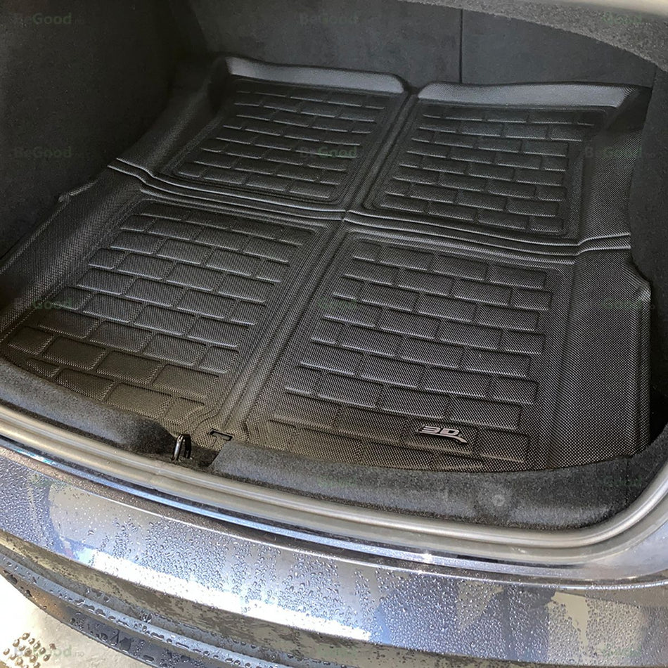 3D MAXpider bilmatte Trunk Tesla Model 3 Highland