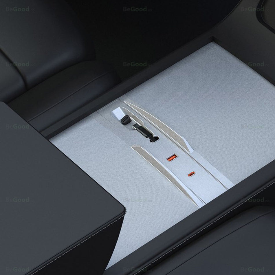 USB Hub Bar - Tesla Model 3 & Y - Uttrekkbar ladekabel