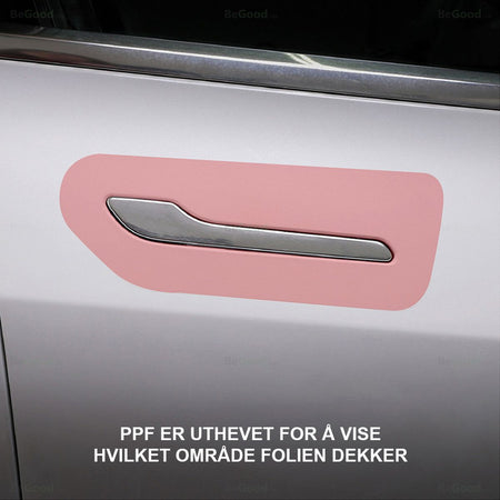 Tesbros Folie rundt dørhåndtak Tesla Model 3 & Y (4stk)
