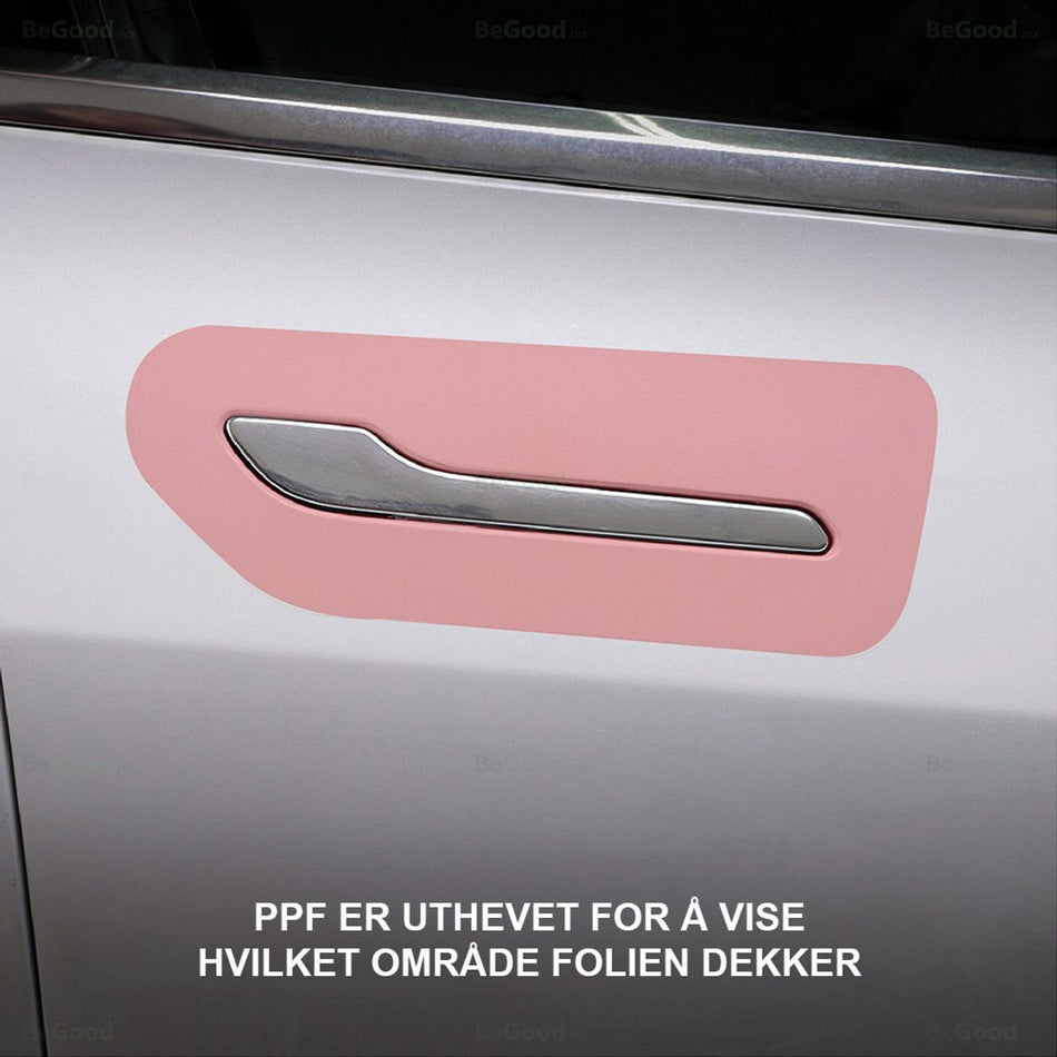 Tesbros Folie rundt dørhåndtak Tesla Model 3 & Y (4stk)