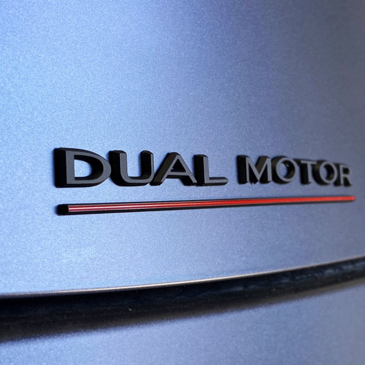 Dual Motor Emblem Tesla