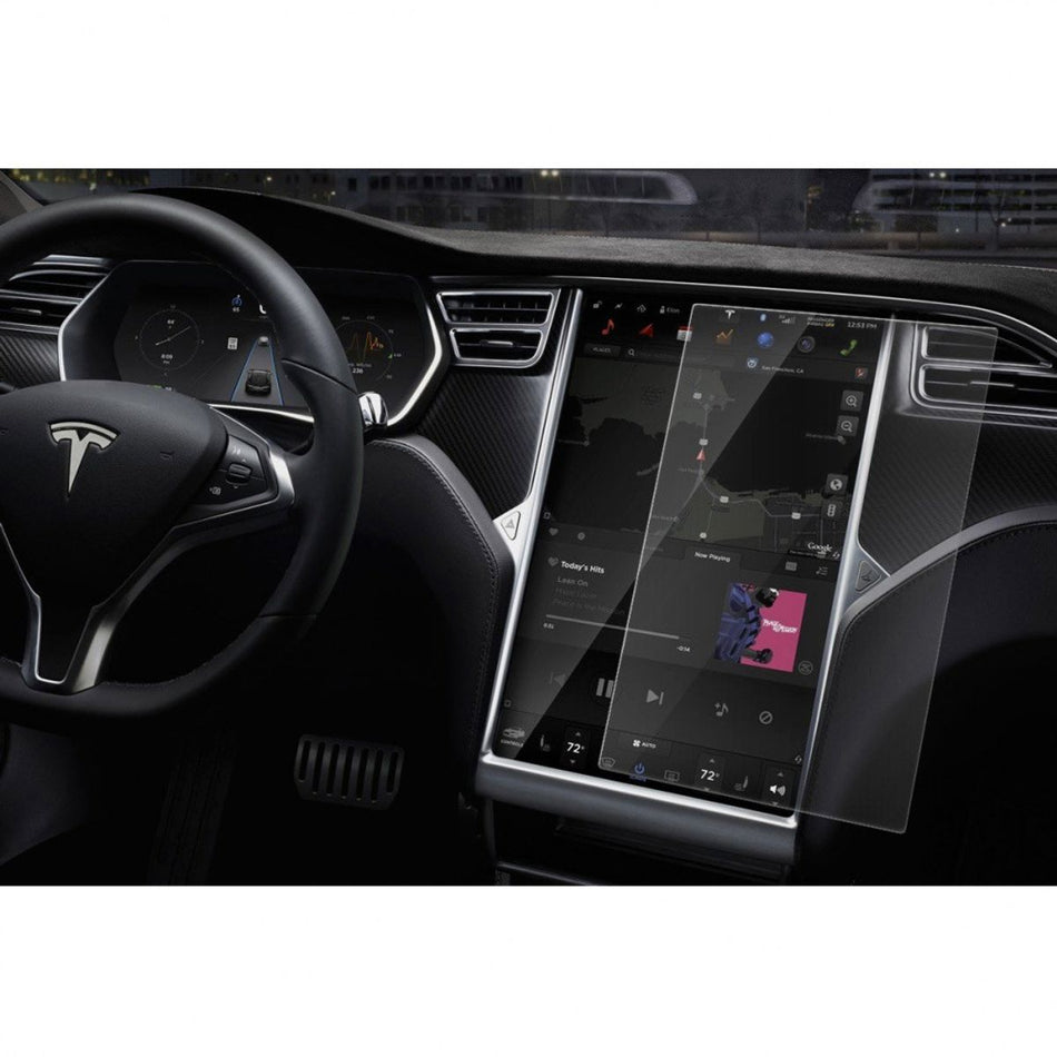 Temperert glass (9H) Skjermbeskyttelse Tesla Model S & X 2012-2020