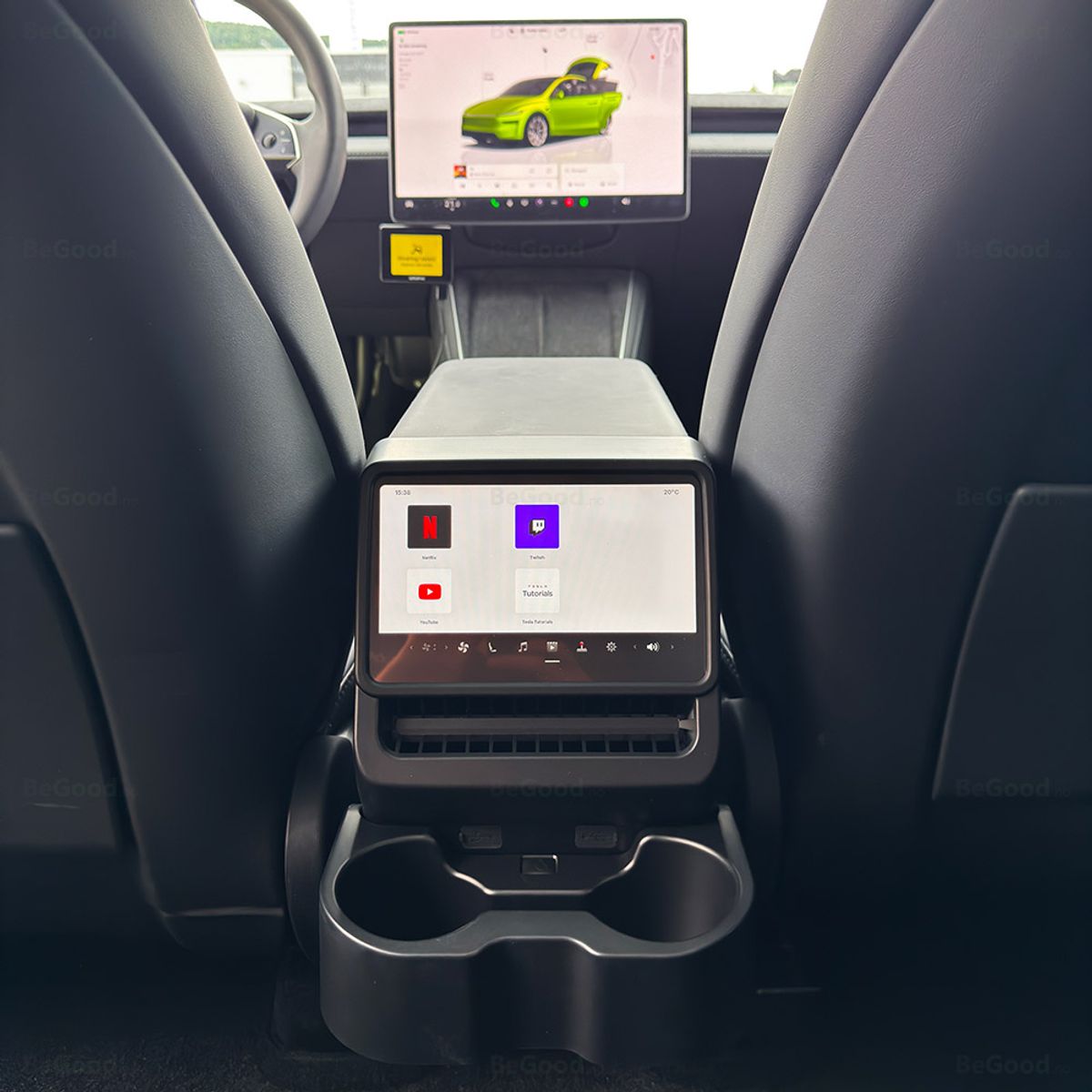 Koppholder bakre skjerm Tesla Model 3 & Y