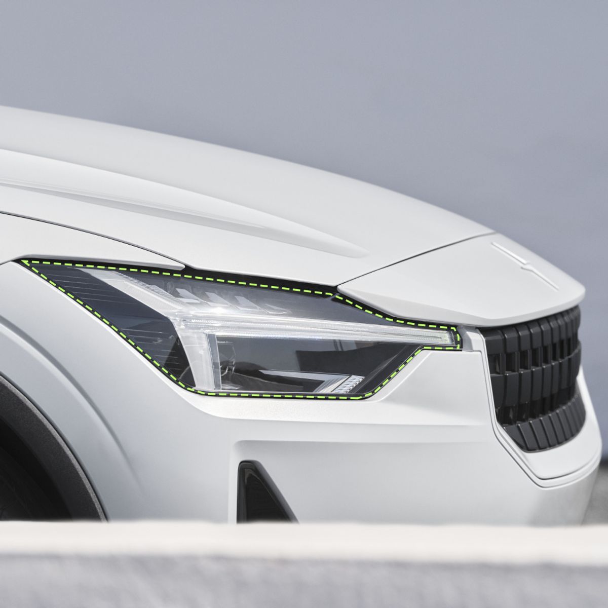 Polestar 2 2020+ Lyktbeskyttelses-Folie