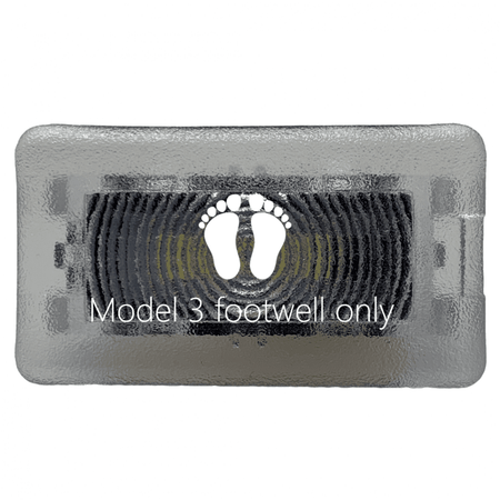 LED-lys Fotbrønn Tesla Model 3 & Y