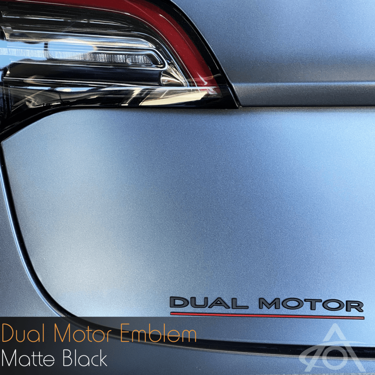 Dual Motor Emblem Tesla