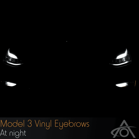 Eyebrows Tesla Model 3 & Y