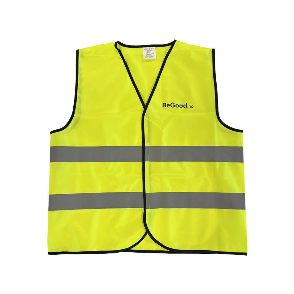 Refleksvest med oppbevaringsbag
