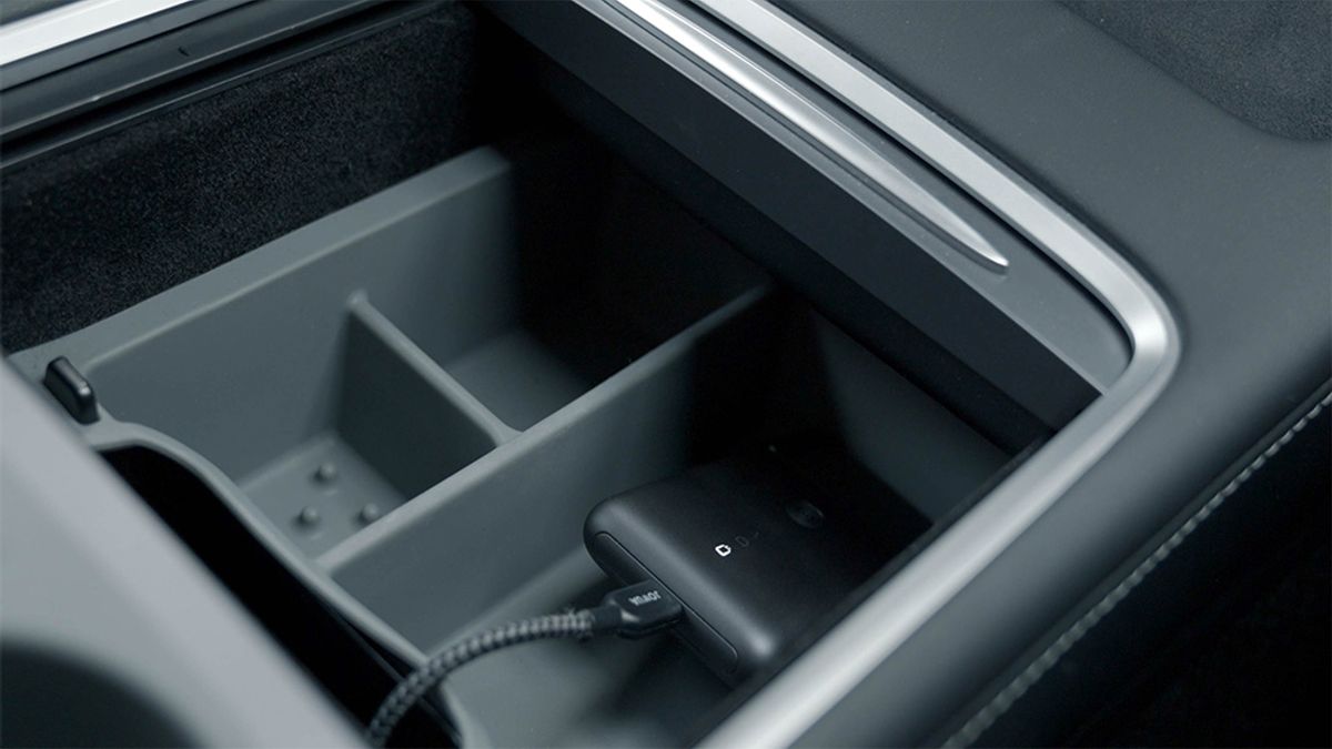 Jowua Midtkonsoll oppbevaring Tesla Model 3 & Y