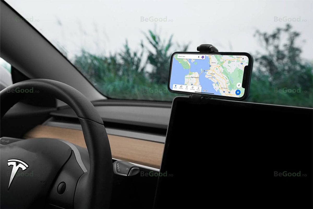 Jowua mobilholder med trådløs lader Tesla S 3 X Y