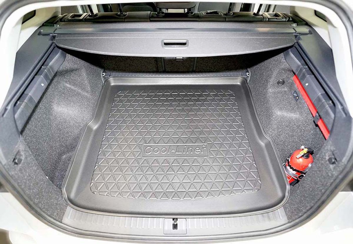 Skoda Enyaq 2021-> Bagasjeromsmatte. Øvre del. Plast.