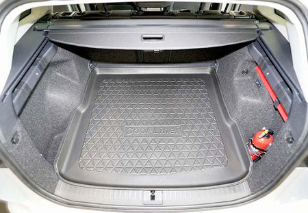 Skoda Enyaq 2021-> Bagasjeromsmatte. Øvre del. Plast.