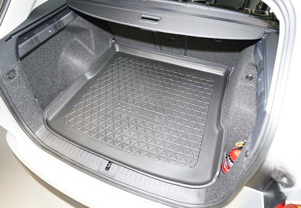 Skoda Enyaq 2021-> Bagasjeromsmatte. Øvre del. Plast.