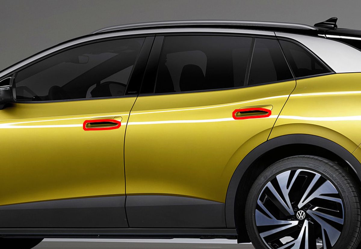 Volkswagen ID. 4 2020-> Dørhåndtak folie