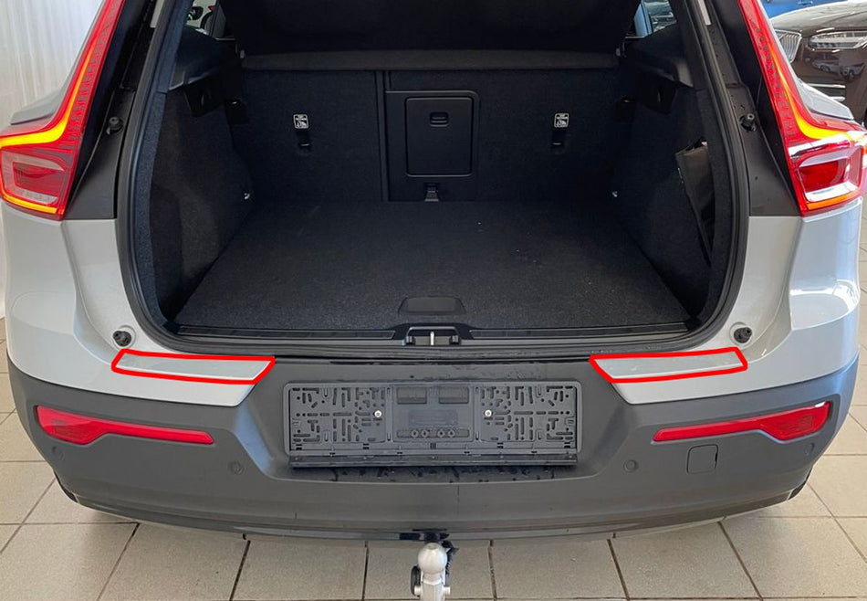 Bakfangerbeskytter. Folie Volvo XC40 2018->
