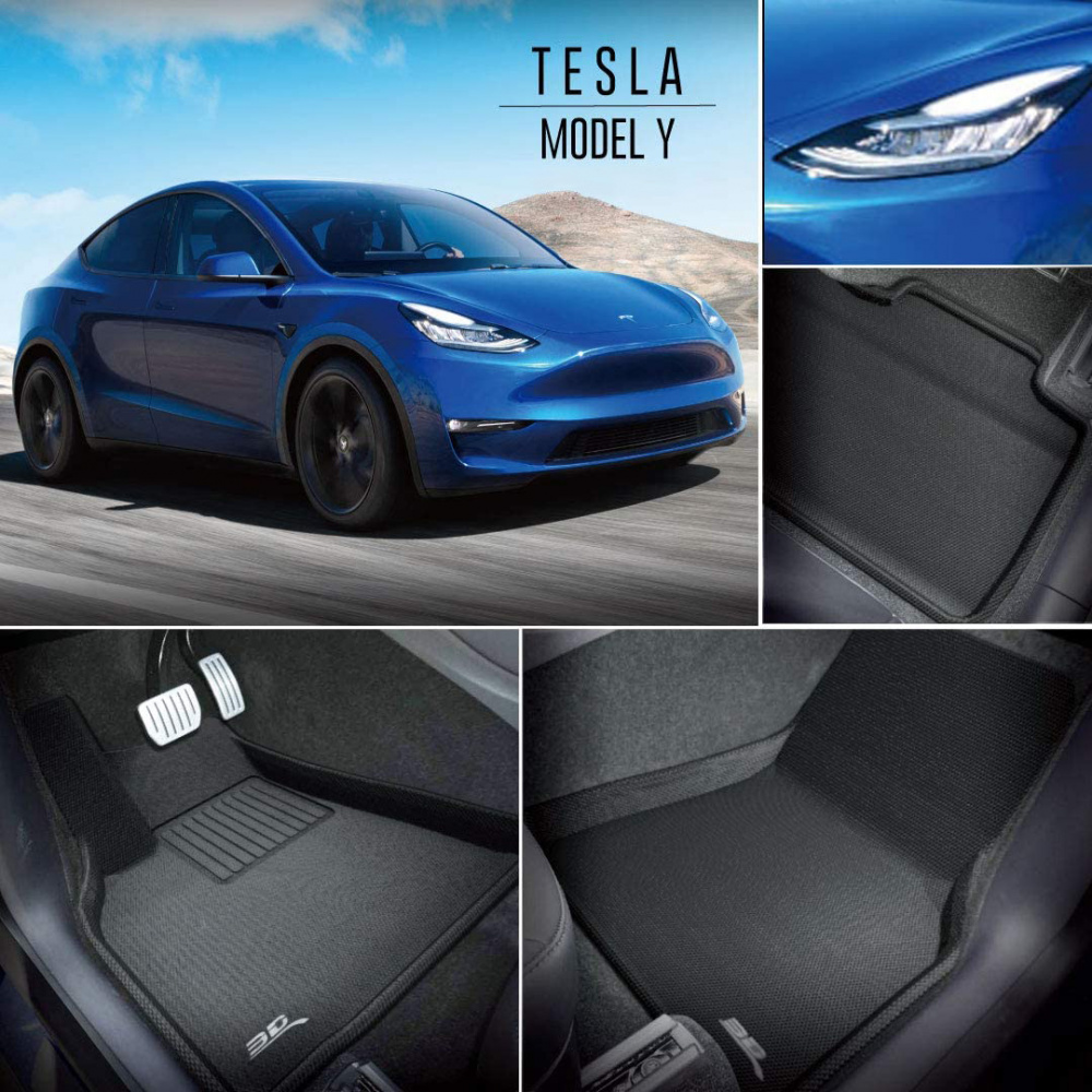 3D MAXpider Allværsmatter Tesla Model Y bilmatter BeGood