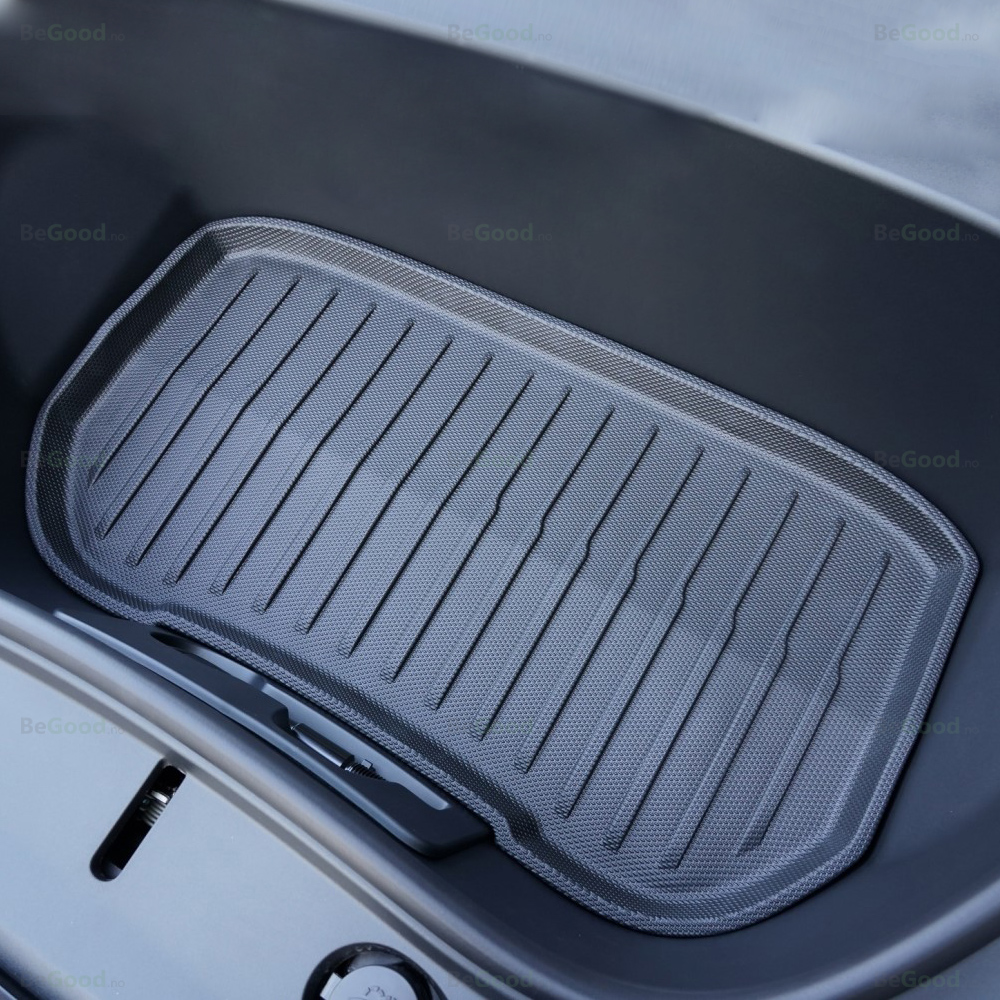 Nieuw 2024] GAFAT Tesla Model 3 2024 2025 Vloermatten, TPE All-Weather Vloermatten Model 3 Highland 2024 Rubberen Matten Originele 3D-Scannen, Extra Hoge Rand 6-10 CM, Gemakkelijk Te Reinigen