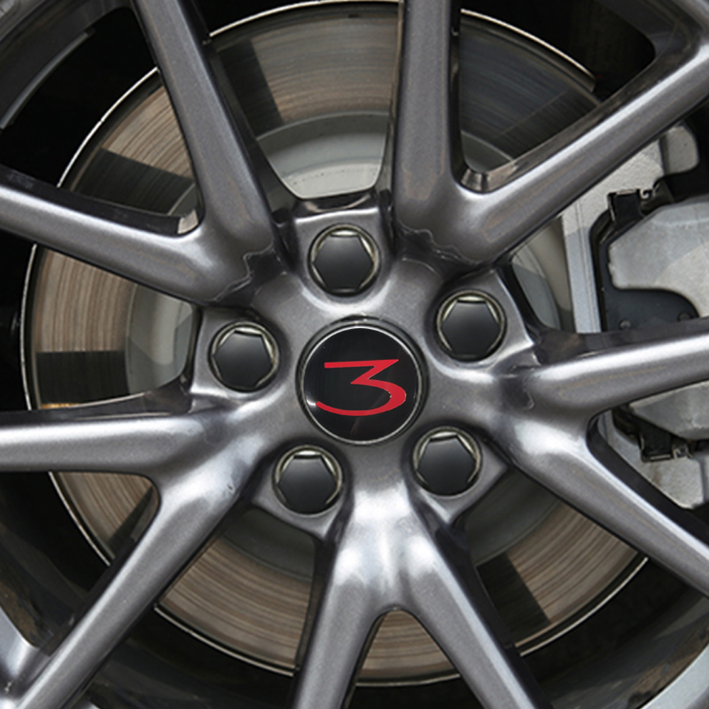 Aero wheel cap kit top tesla model 3